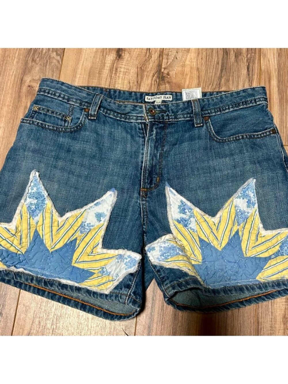 Polo Ralph Lauren Saturday Fit Jean Shorts with vintage quilt size 10/30